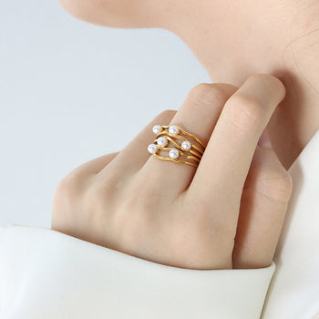 Pearl Waver Ring